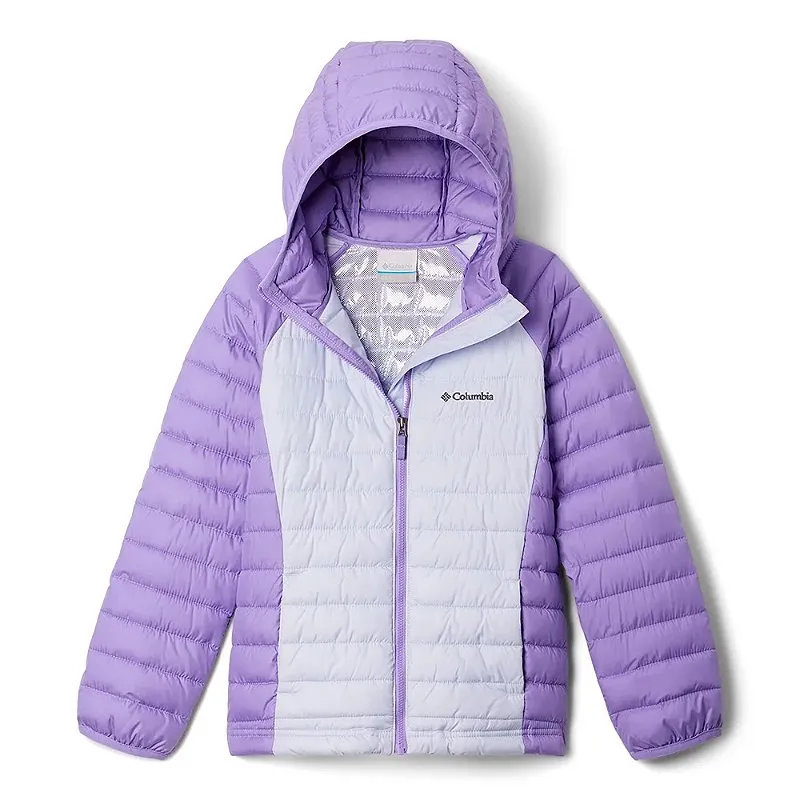 Jaqueta Infantil Powder Lite II Hooded Lilás - Columbia