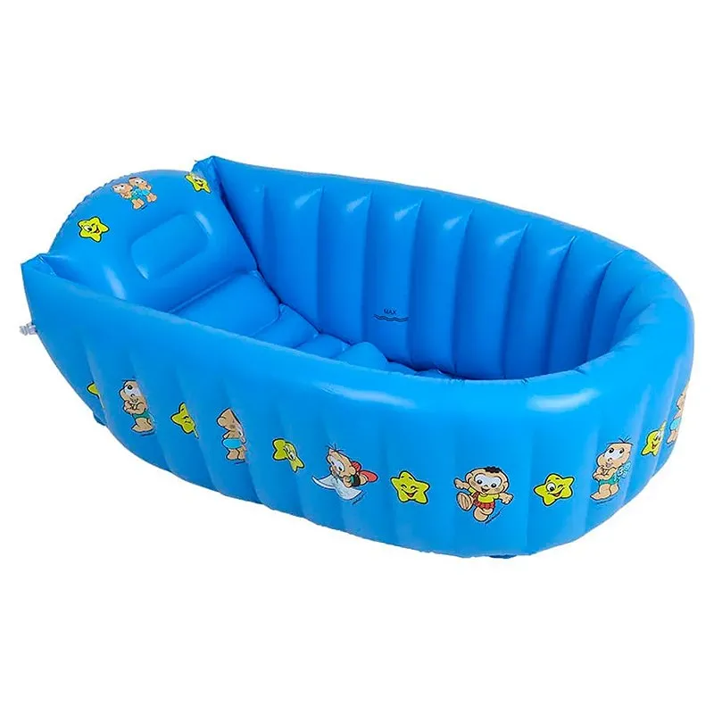 Banheira Infantil Turma da Mônica Baby Azul - Bel