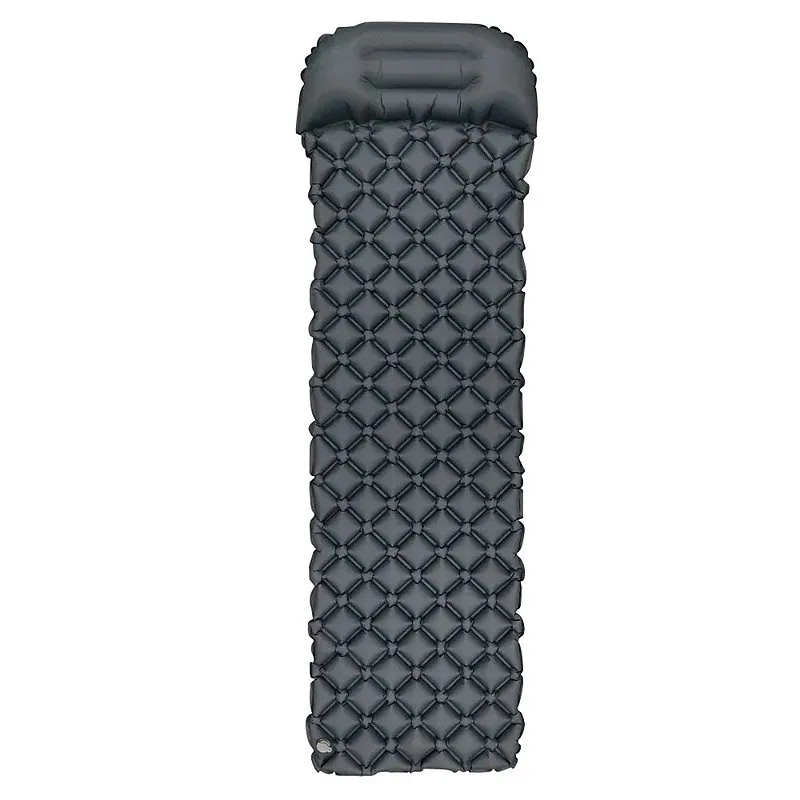 Colchonete Inflável Hex Travesseiro Embutido  Cinza - Kala