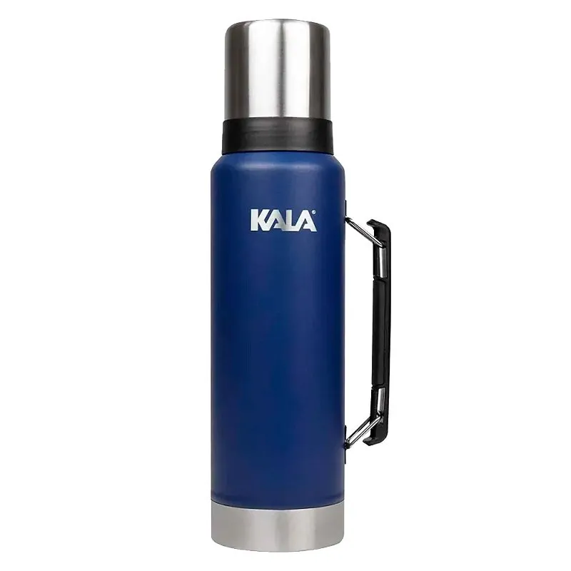 Garrafa Térmica 1.3L Aço Inox Azul - Kala