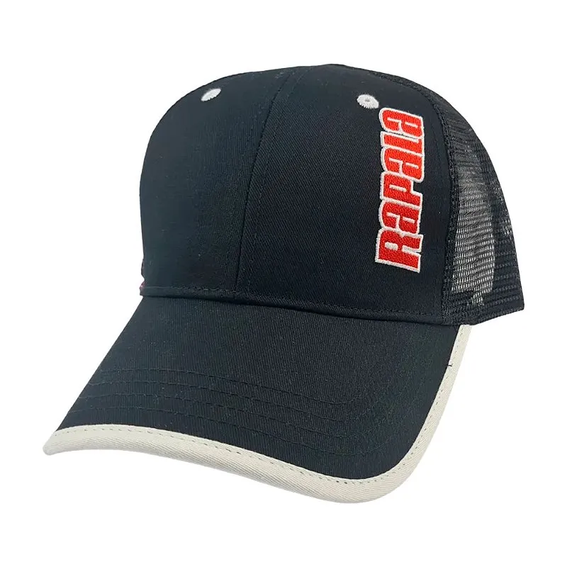 Boné Rapala Preto Vermelho 43GORAMESH - Rapala