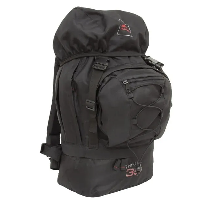 Mochila Trekking 35 Litros Preta - Trilhas e Rumos