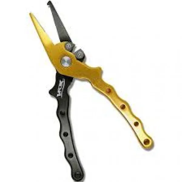 Alicate De Pesca Multiuso Alumínio V-fox Hdap-055 preto/dourado