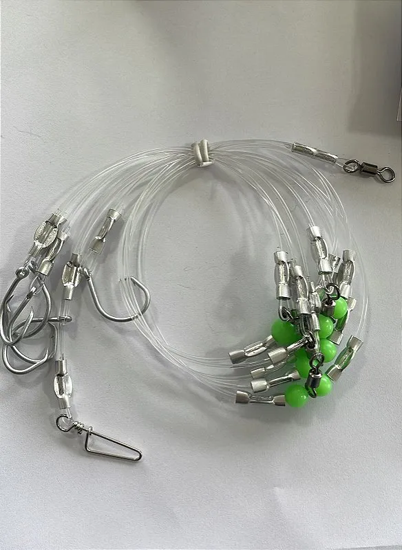 Pargueira Reforcada 9/0 Anzol Circle Hook Missanga Glow