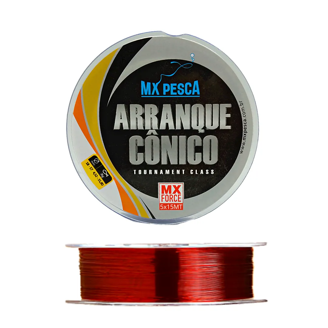 Arranque Cônico MX Force 05x15m - Vermelho
