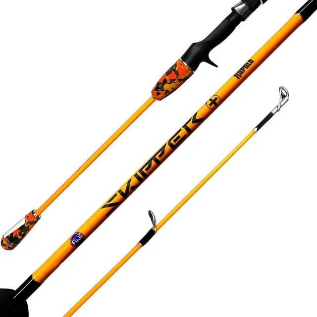 VARA RAPALA SKIPPER ORANGE 6'3'' PE 3 CARRETILHA