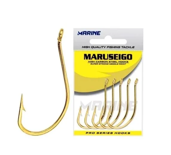 ANZOL MARINE MARUSEIGO GOLD Nº18 C/ 50UN