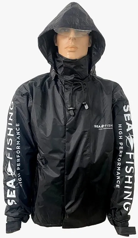 Japona impermeável Sea Fishing Preta