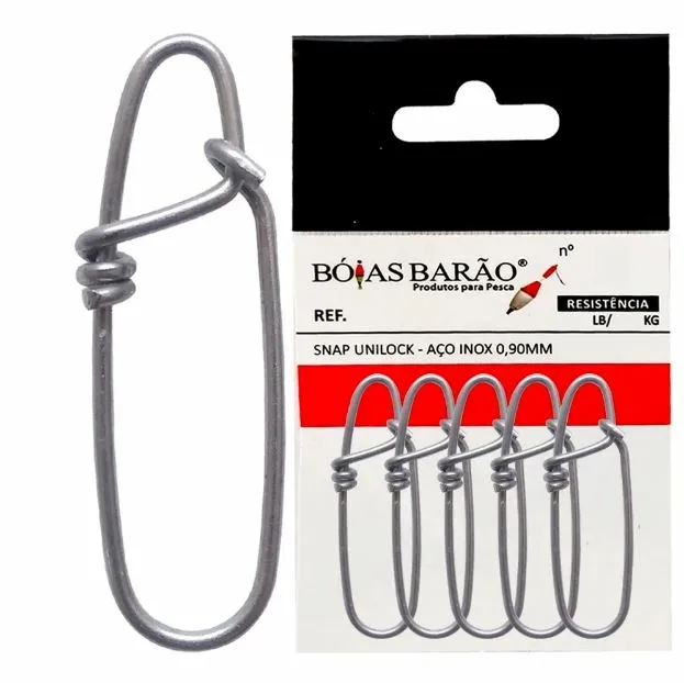 SNAP BOIAS BARÃO UNILOCK 0,90MM Nº4 C/ 10UN