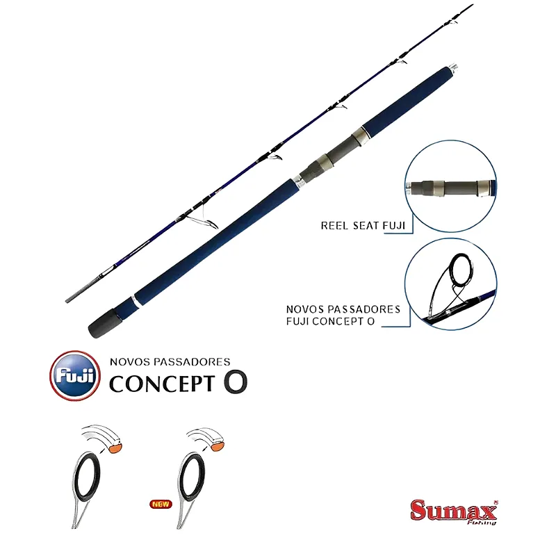 VARA MOLINETE SUMAX TUBARÃO 5'8 1,74m 500g 2PT