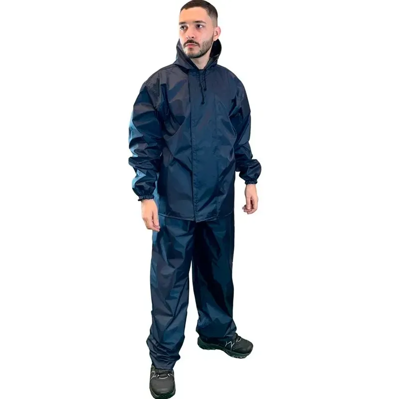 Conjunto capa de chuva Amandy Nautika G Azul