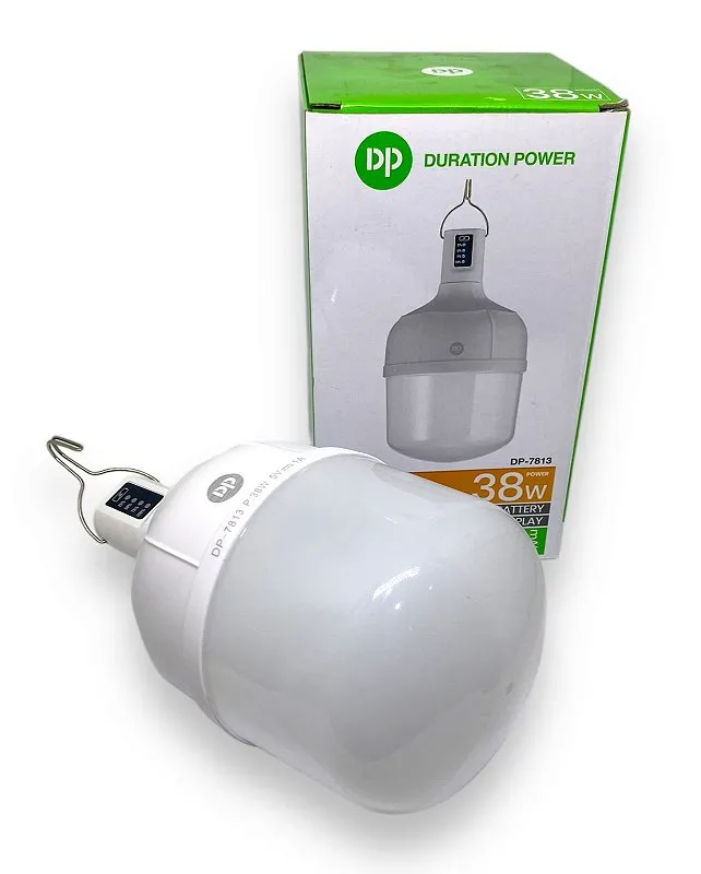 Lampada de emergência 38W 4000mah usb carreg DP-7813