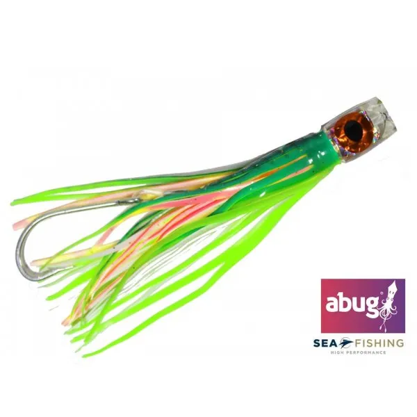 Isca Sea Fishing modelo ABUG cor Verde - 16,5 cm anzol