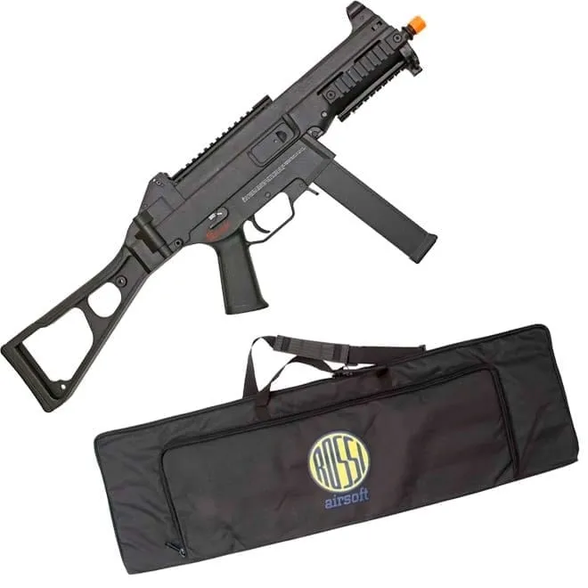 Airsoft UMP H&K Rifle AEG Elétrica Umarex com Capa