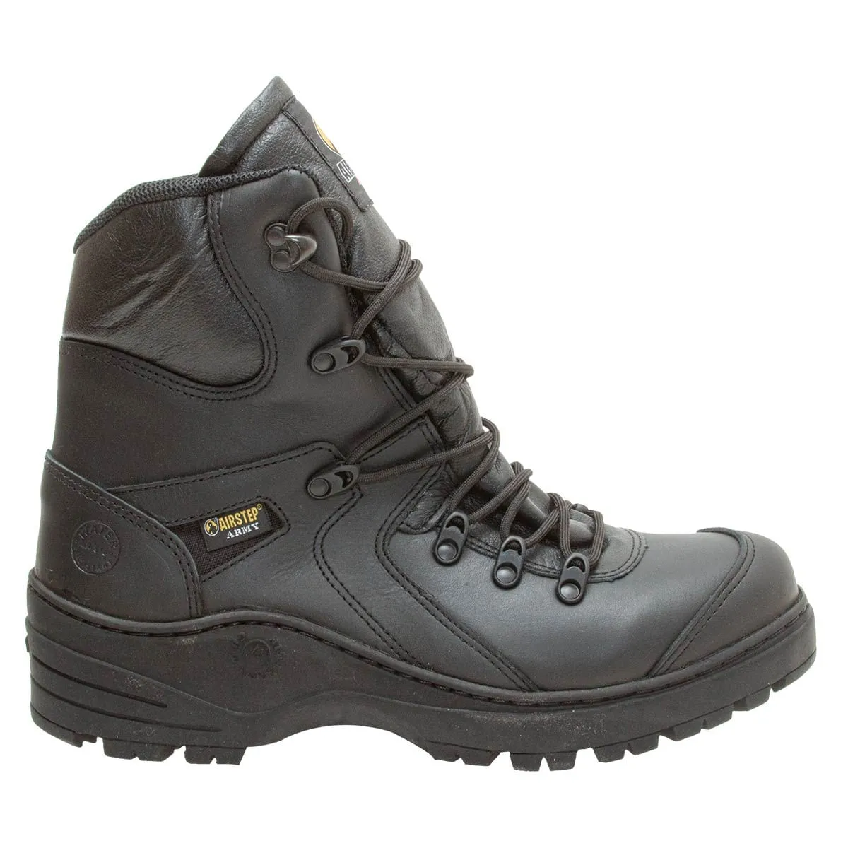 Airstep Bota Tática Coturno Cabedal Polícia Civil Black 8950-1