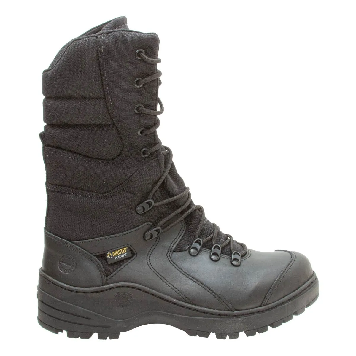 Airstep Bota tática Militar Coturno CanoAlto Black 8995-1