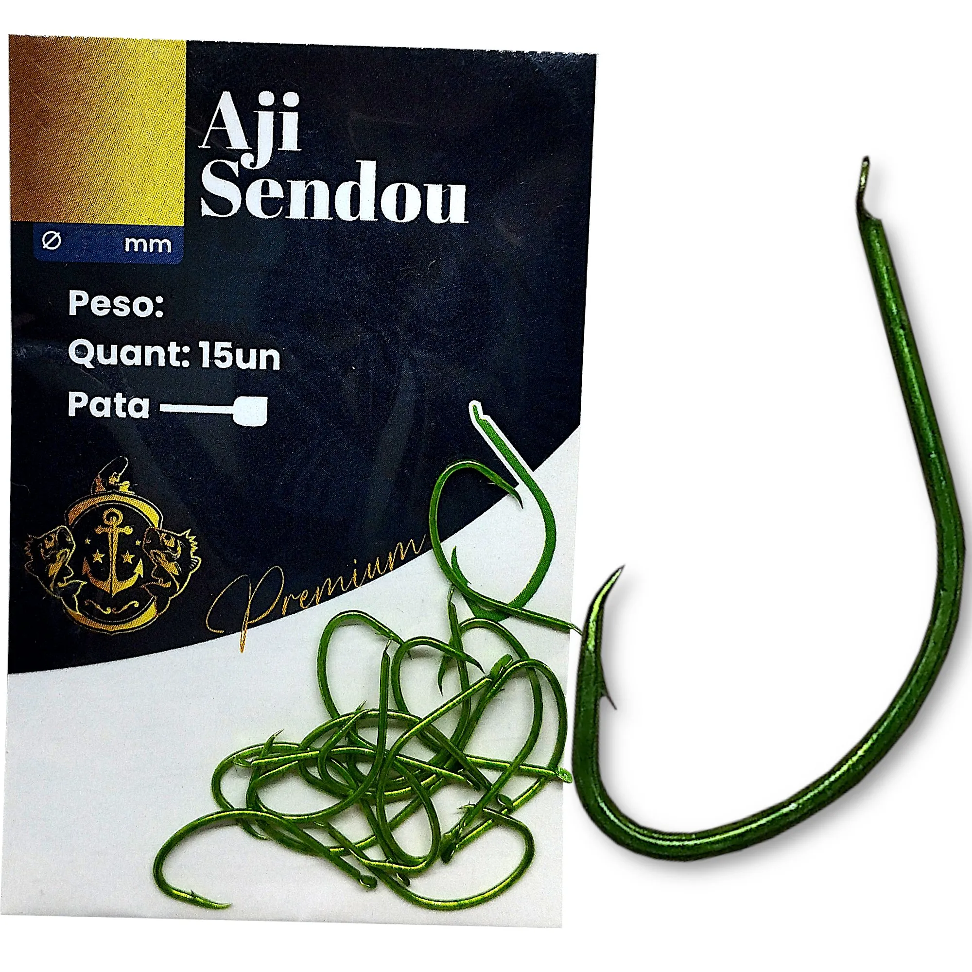 Anzol Aji Sendou Premium | Chumbada Oficial