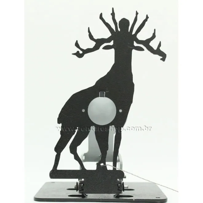 Alvo para Field Target Alce - Metálico e Rebatível