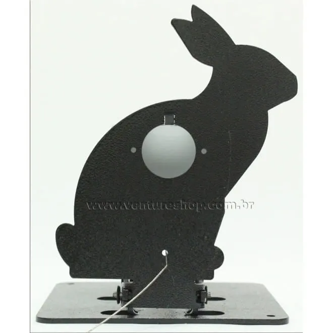 Alvo para Field Target Coelho - Metálico e Rebatível