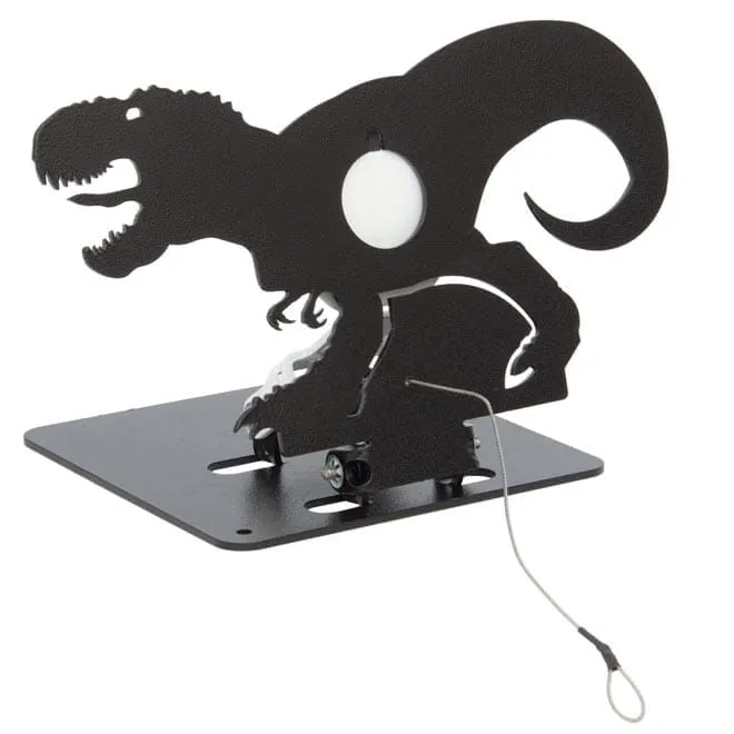 Alvo para Field Target Dinossauro - Metálico e Rebatível