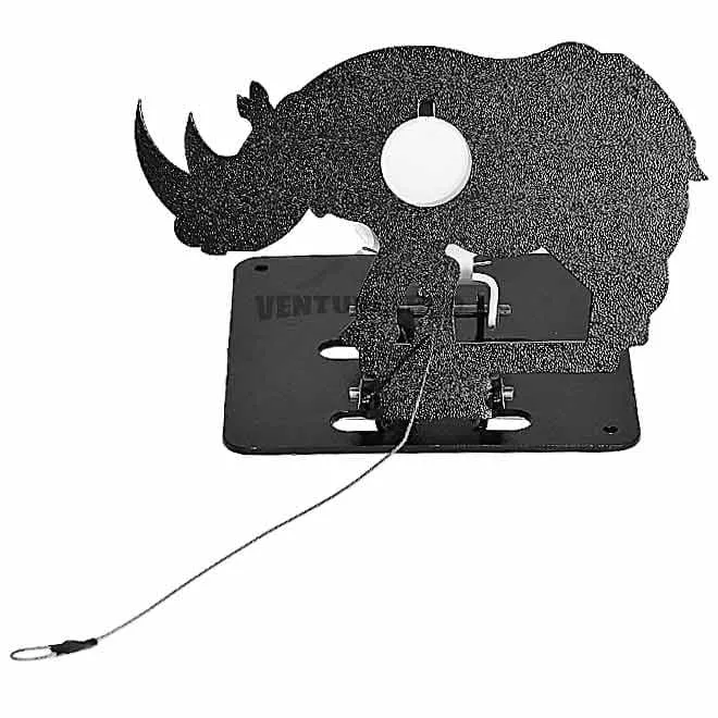 Alvo para Field Target Rinoceronte - Metálico e Rebatível