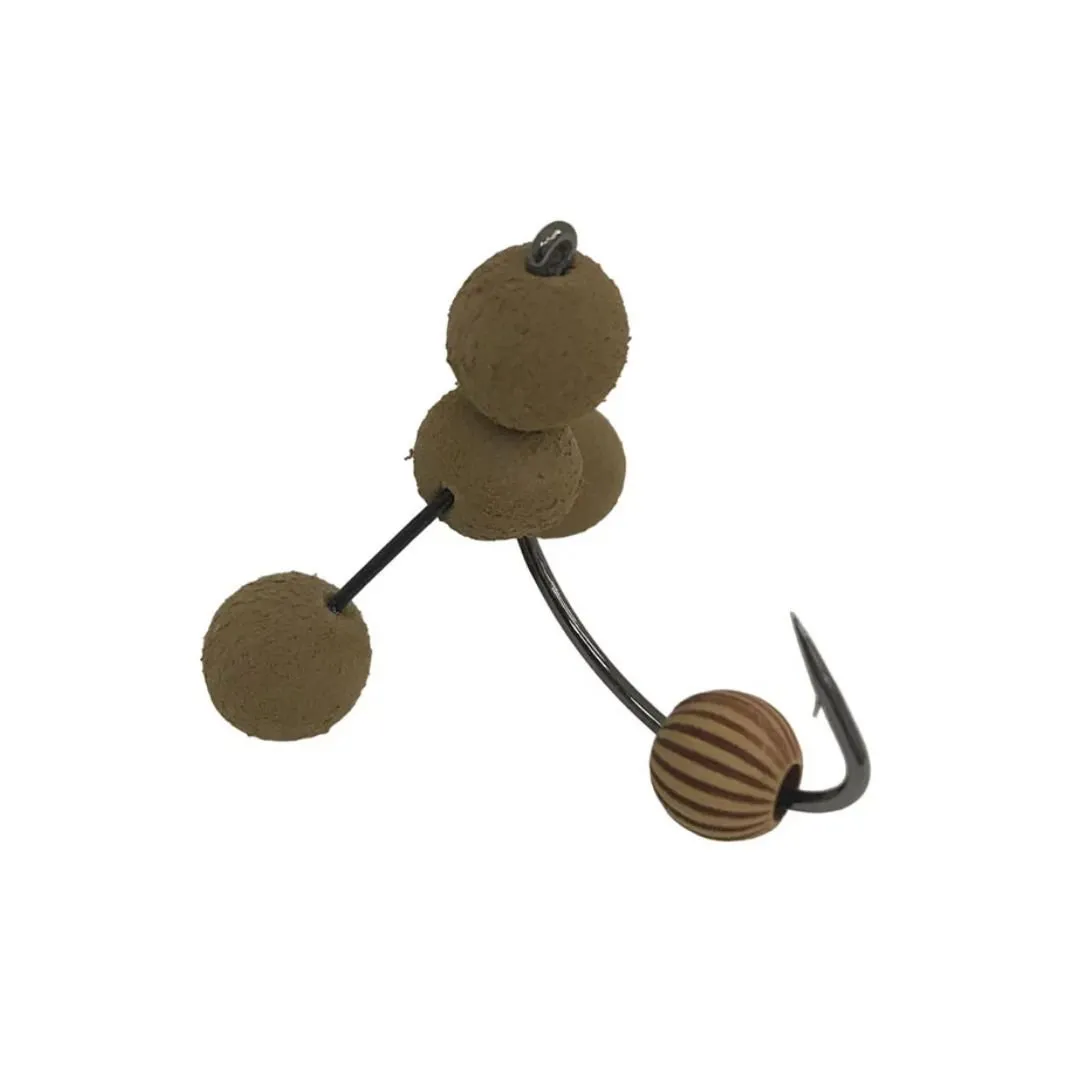 Anteninha Pé de Galinha Barão EVA Boleado 11mm c/ Miçanga Redonda - Boias Barão