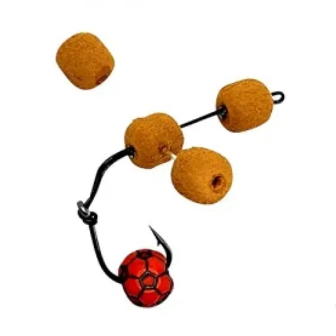 Anteninha Pé De Galinha Barão Eva Boleado 10mm C/ Miçanga