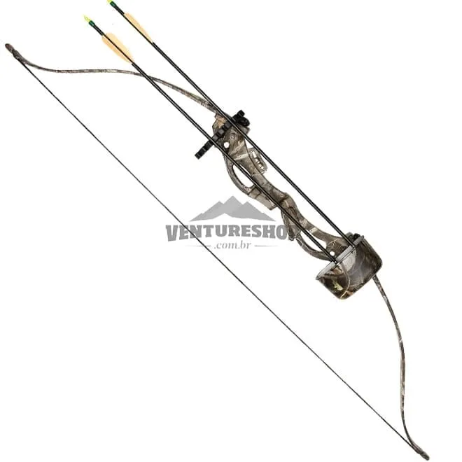 Arco Recurvo Korrigan Camuflado 15 Libras - Poe Lang