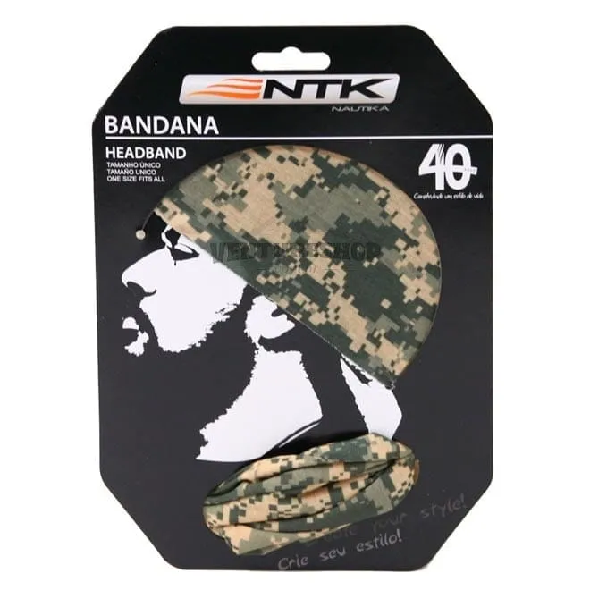 Balaclava Lenço Bandana com Proteção Solar Desert Camo - NTK