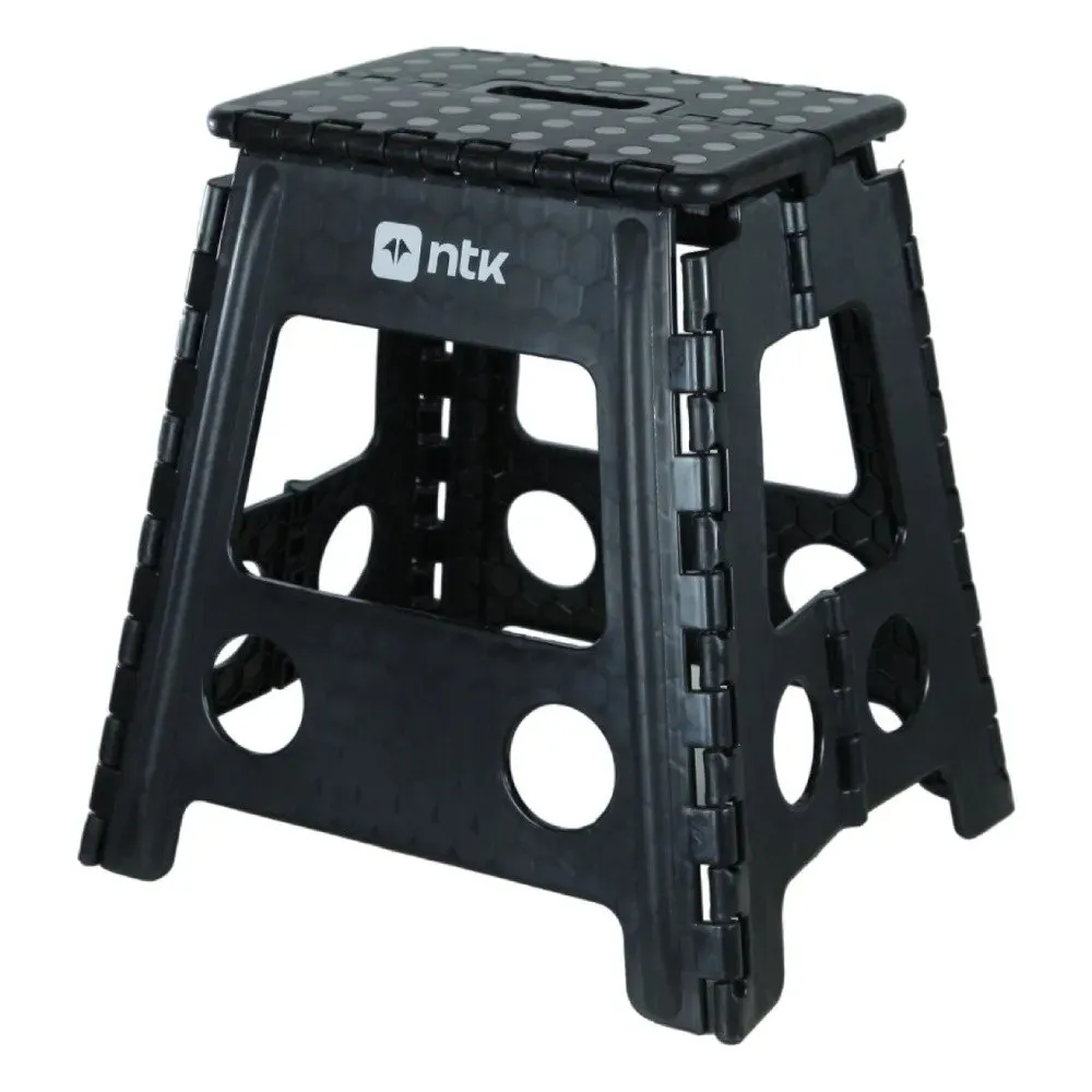 Banqueta Dobrável Para Camping Step 2 Preto Ntk Preto