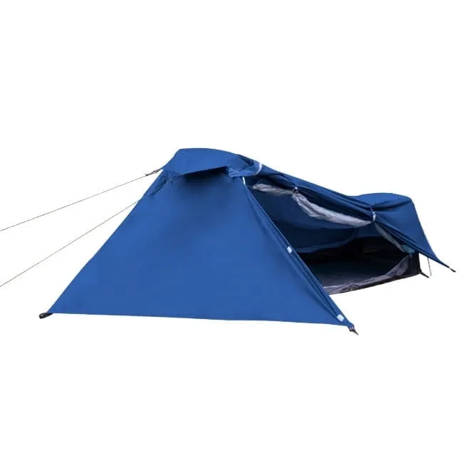 Barraca de Camping Bivak para 1 Pessoa Azul - Trilhas e Rumos
