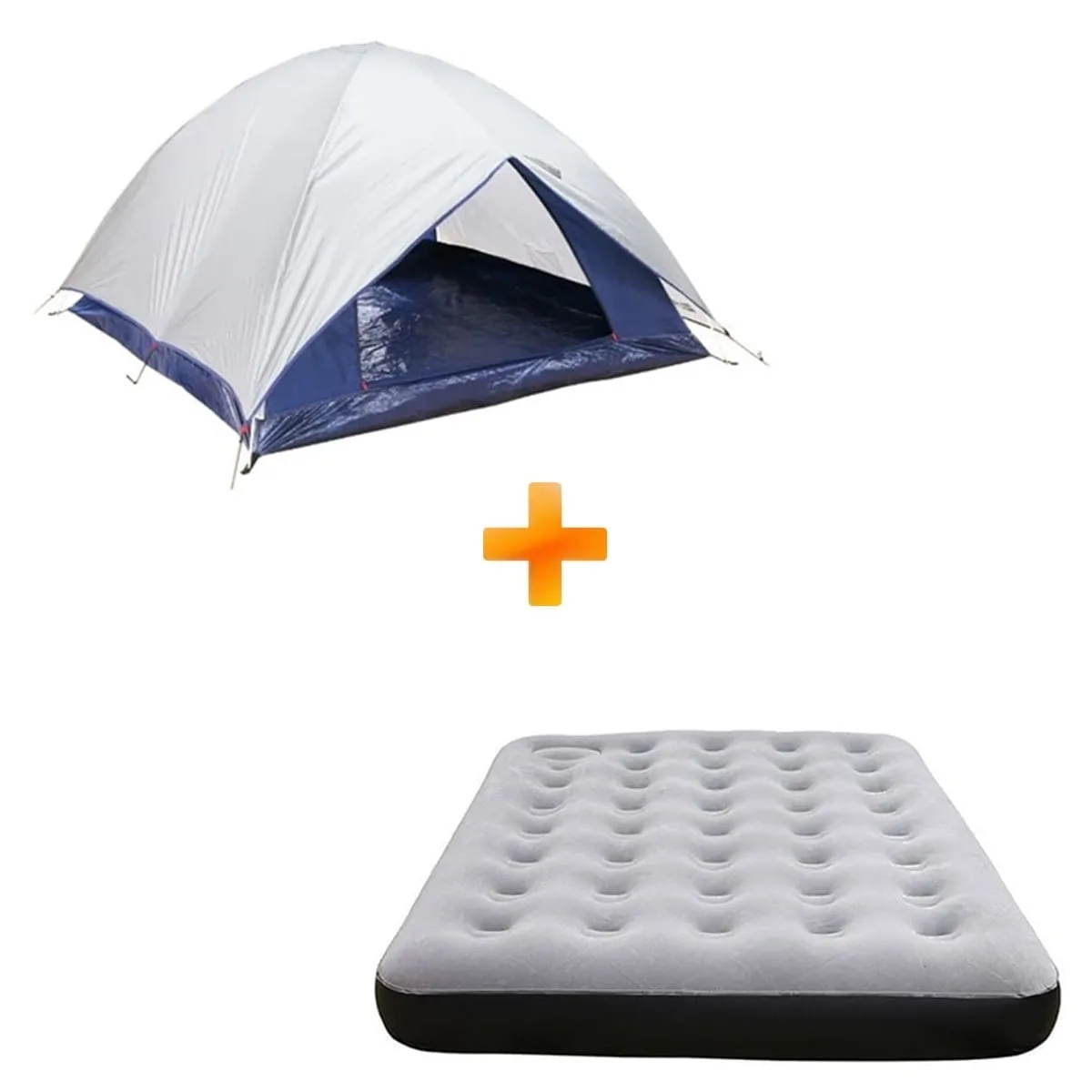 Barraca Dome 3 Pessoas - Nautika + Colchão de Casal Fit Ecologic