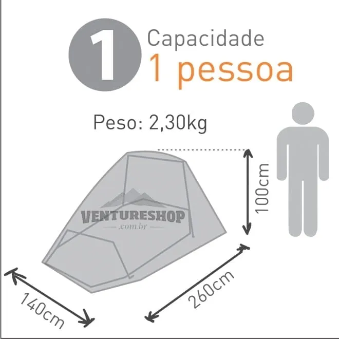 Barraca Camping 1 Pessoa Everest - Guepardo