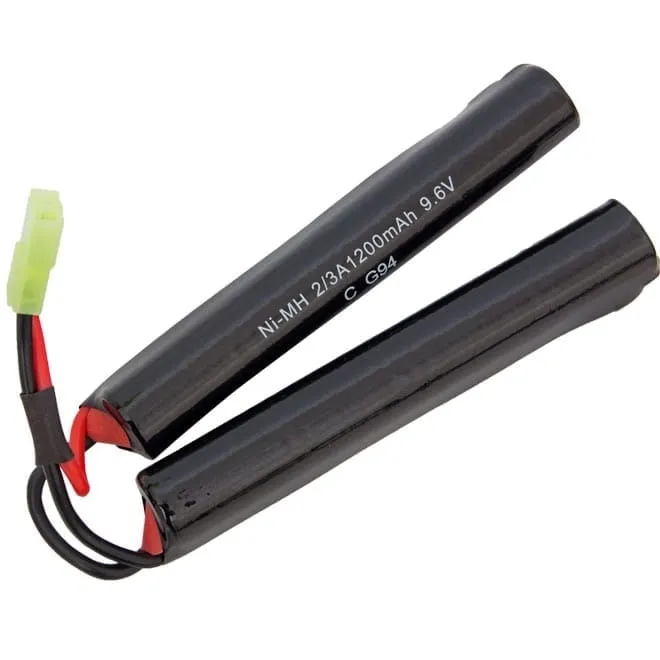 Bateria para Airsoft 9.6v 1200mAh NiMh Nunchuck - Cyma