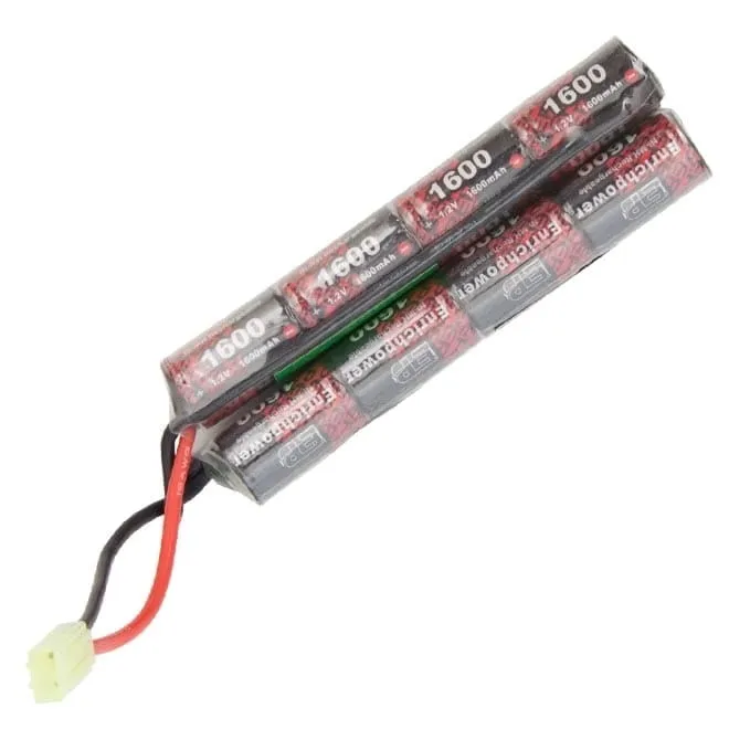 Bateria para Airsoft 9.6v 1600mAh NiMh Nunchuck - G&G