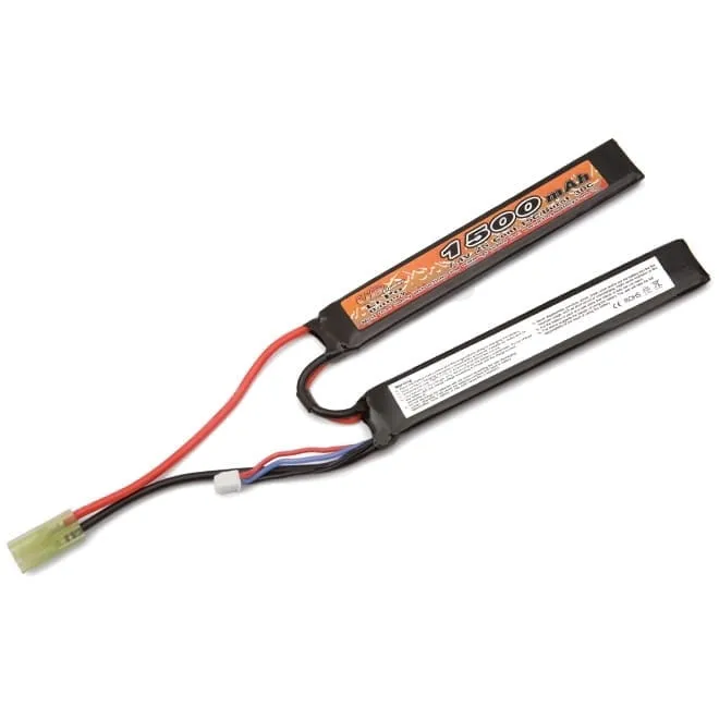 Bateria para Airsoft LiPO 7.4V 15C 1500mAh Nunchuck - VB Power