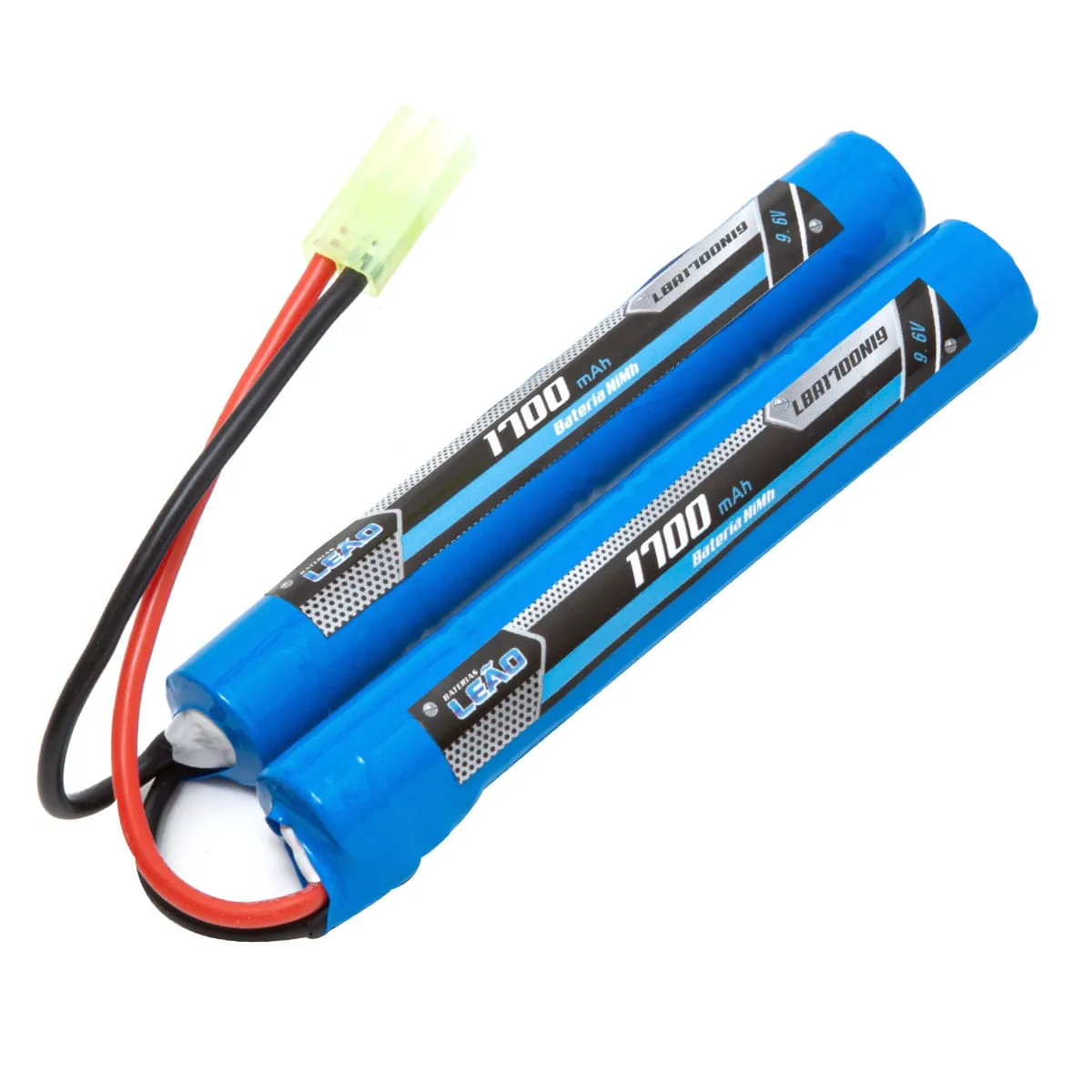 Bateria para Airsoft NiMh 9.6V 1700 mAh - Leão Modelismo