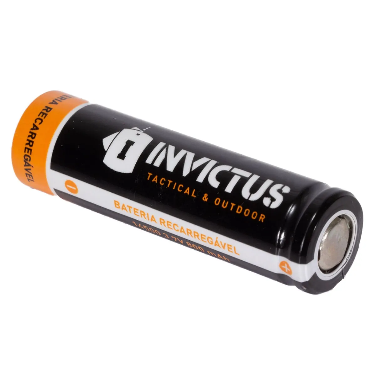 Bateria Recarregável Estilo AA 14500 Li-ion 3.7v 800mAh (Kit com 2un.) - Invictus