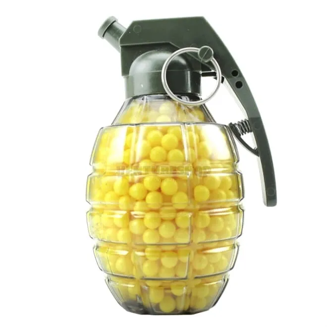 BBs para Airsoft com Embalagem tipo Granada HFC 0.12g - Amarela 800un