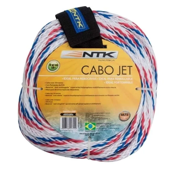 Bóia Rebocável Inflável Jet Uno - Nautika + Cabo Jet