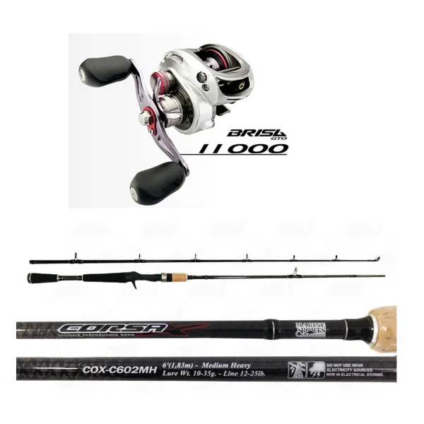 Conjunto Marine Sports: BRISA GTO 11000 SHIL + Vara CORSA Cox C602