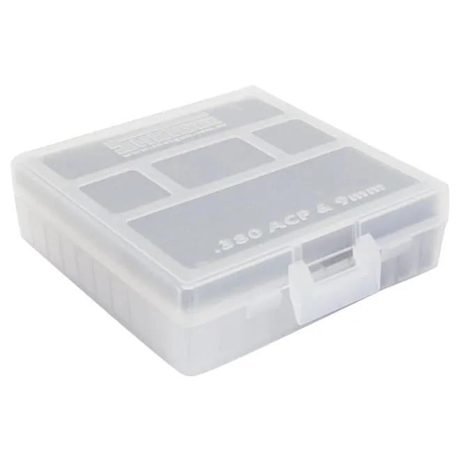 Caixa de Munição Ammo Box .380 ACP e 9mm 100C Branca - Shotgun