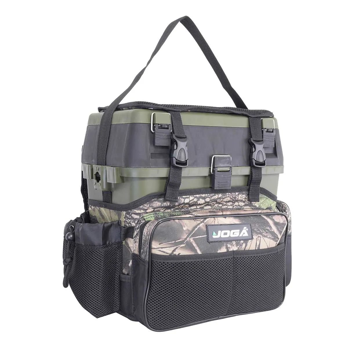 Caixa de Pesca Mochila Fishing Box Camuflada - JOGÁ