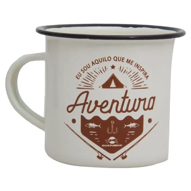 Caneca de Ferro Esmaltada Aventura - Guepardo