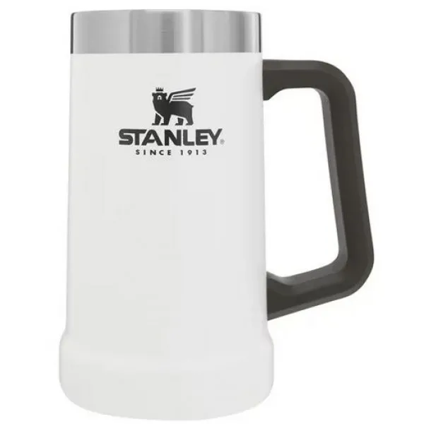 Caneca Térmica de Cerveja - 0,709ml - Branca