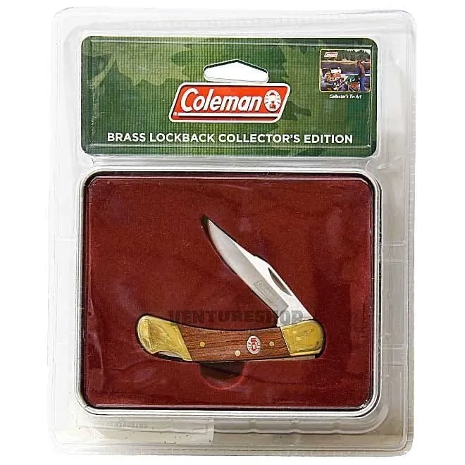 Canivete Coleman Brass Lockback
