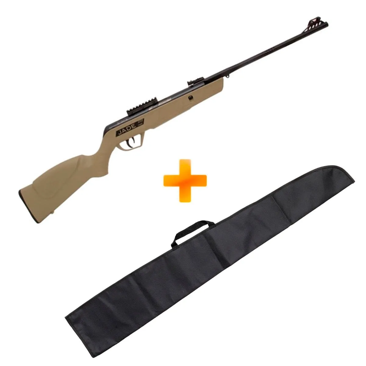 Carabina de Pressão CBC Jade Mais OX Tan 4.5mm + Capa
