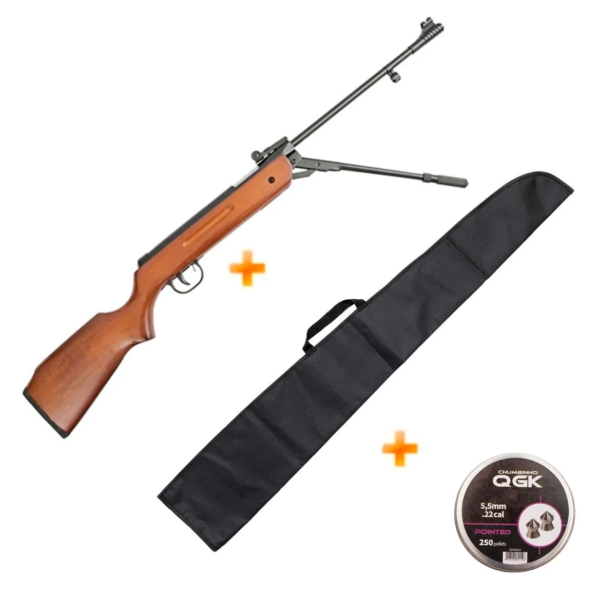 Carabina de Pressão West 5.5mm Fixxar + Capa + Chumbinho