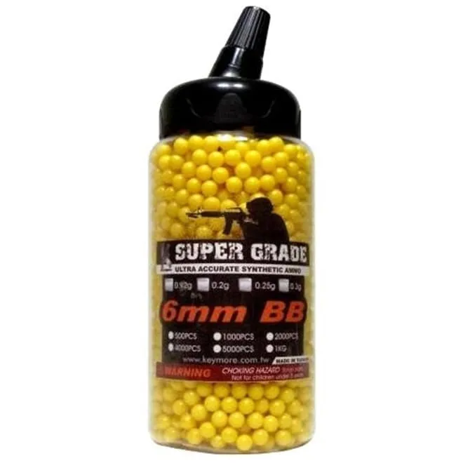 Carga/Munição para Airsoft com 2000 Esferas Plásticas Cal. 6mm HB6092