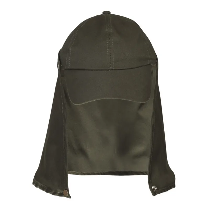 BONÉ JOGA COM PROTECAO NO PESCOCO  DESTACAVEL VERDE